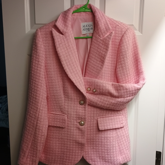Alexia Admor Sparkling Pink Women's Blazer